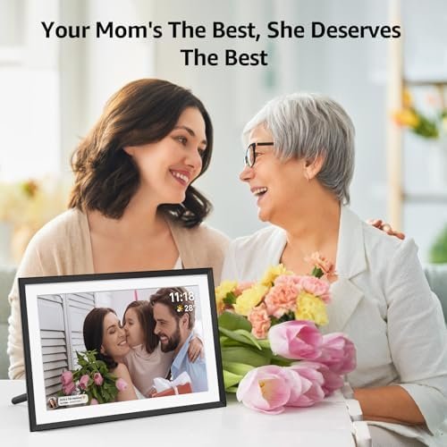 ApoloSign Digital Picture Frame 10.1 inch, Frameo Digital Photo Frame, WiFi Electronic Frame with 32GB Storage, 1280x800 HD IPS Touch Screen, Auto-Rotate, Slideshow, Share Photos/Videos Instantly - Image 4